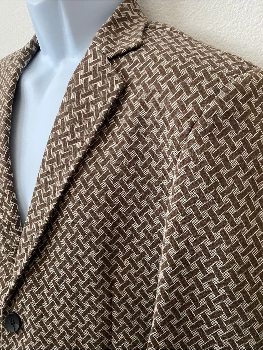 WeVar, Men’s Two Button Patch Pocket Blazer Office Wedding